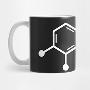 Dopamine Molecule White Mug